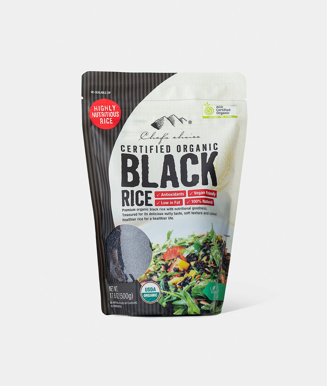 Chef's Choice Organic Black Rice 500g