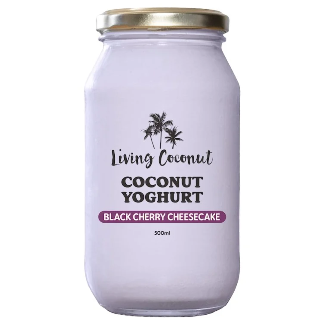 Gsk Living Black Cherry Cheesecake Coconut Yoghurt 500ml