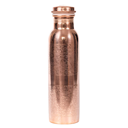 Goodly Gosh Copper Water Bottle Hand Carved Mesmerise 950ml