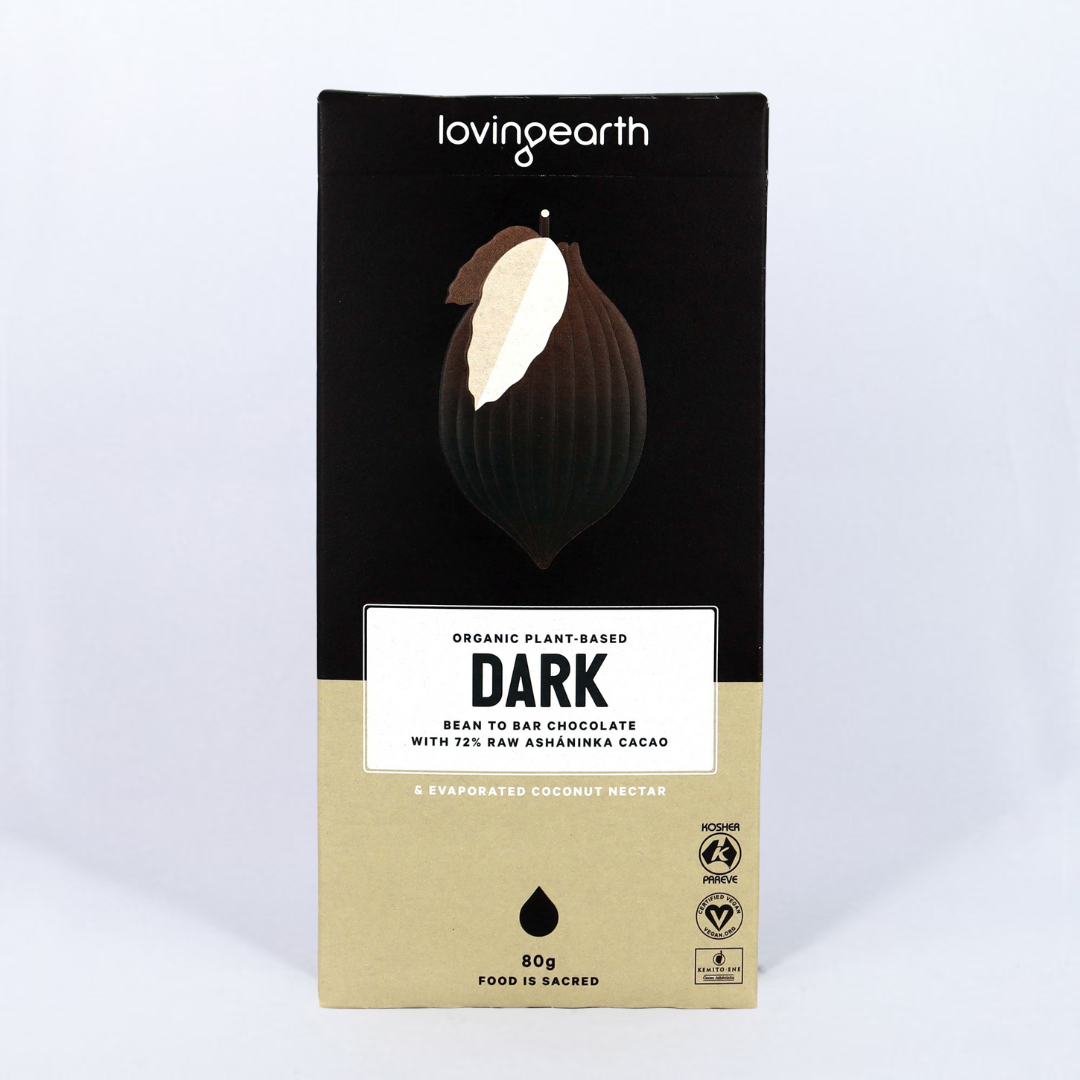 Loving Earth 72% Dark Chocolate 80g