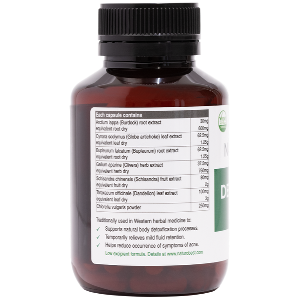 Naturobest Detox And Liver Support 60c