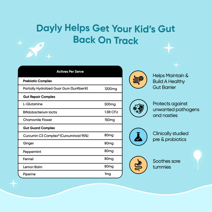 Dayly Gut Health Kids Chocolate 108g