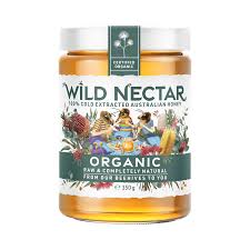 Wild Nectar Organic Australian Honey Jar 350g