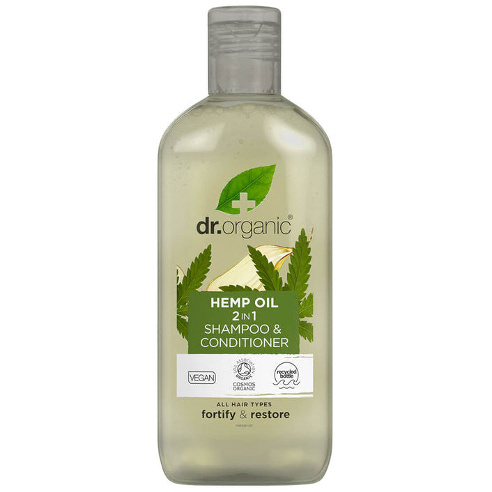Dr Organic Hemp 2 In 1 Shampoo And Conditioner 265ml