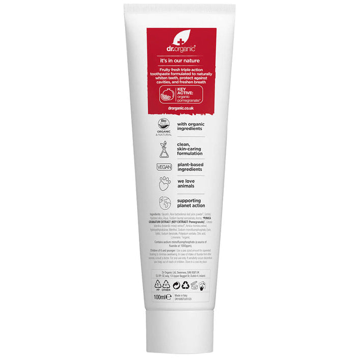 Dr Organic Pomegranate Toothpaste 100ml