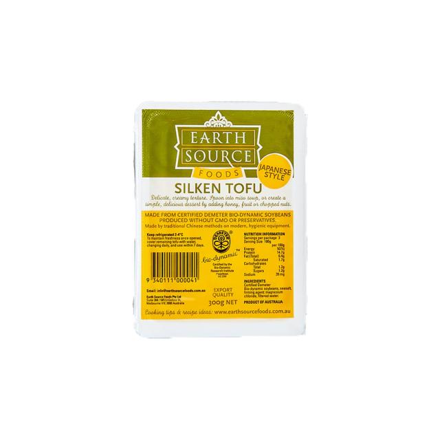 Earth Source Tofu Biodynamic Silken 300g