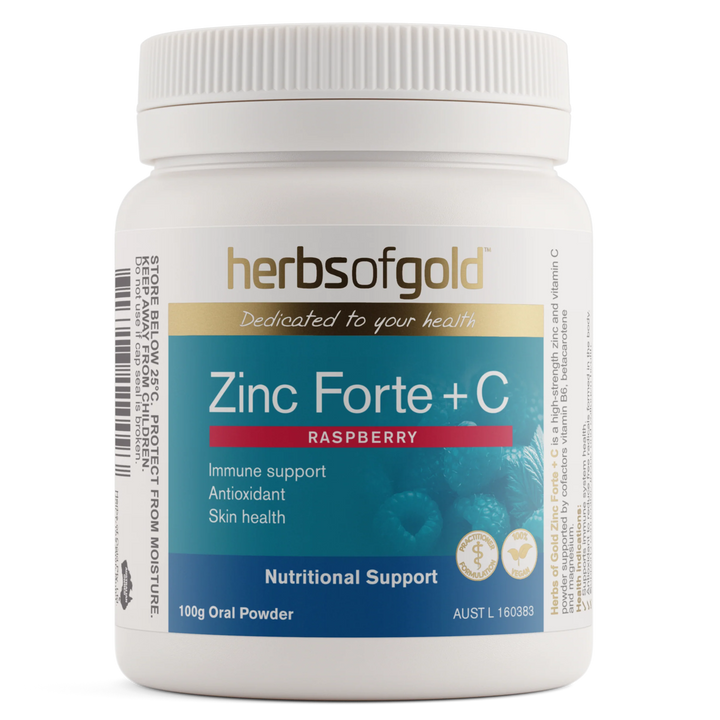 Herbs Of Gold Zinc + C 100g