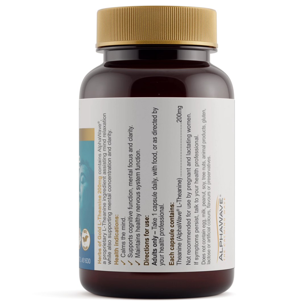 Herbs Of Gold L-theanine 200mg 30c
