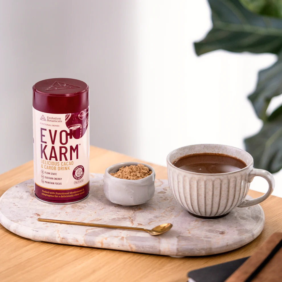 Evolution Botanicals Evo+ Karm Cacao & Carob Drink 175g