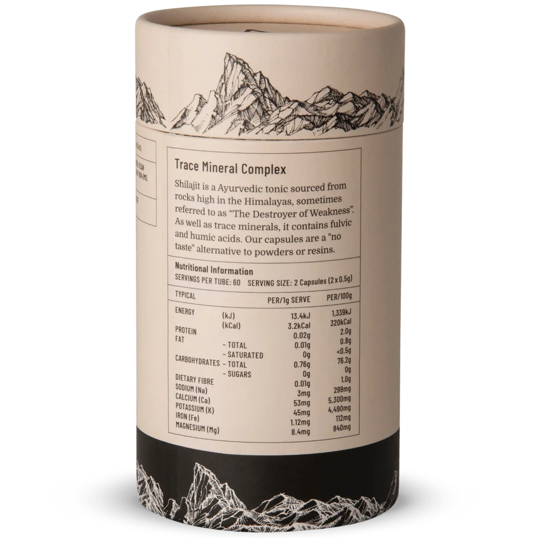 Evolution Botanicals Himalayan Shilajit Trace Mineral Complex 120c