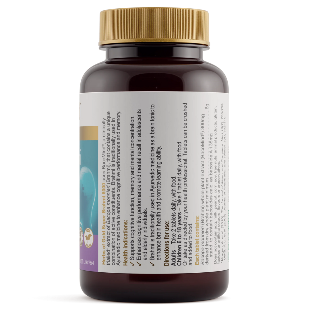 Herbs Of Gold Brahmi 6000 60t