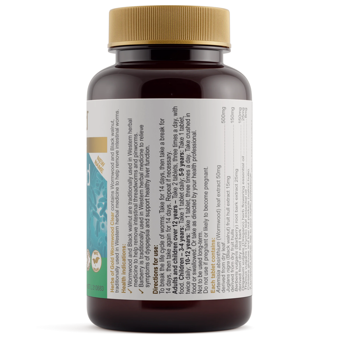 Herbs Of Gold Wormwood Clear 84t