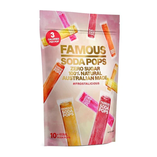 Famous Soda Pops 10 X 60ml