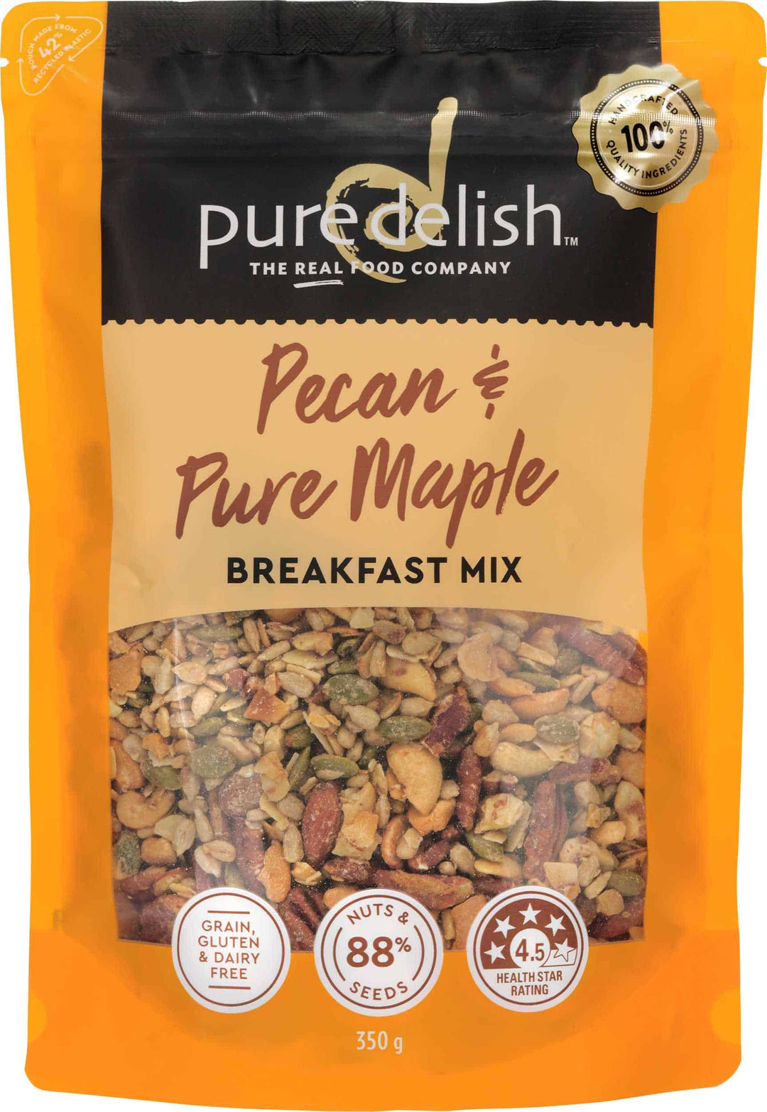 Pure Delish Pecan & Pure Maple Breakfast Mix 350g