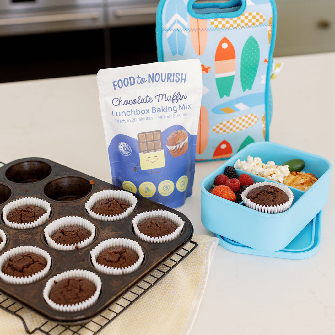 Food To Nourish Lunchbox Baking Mix Choc Muffin 360g