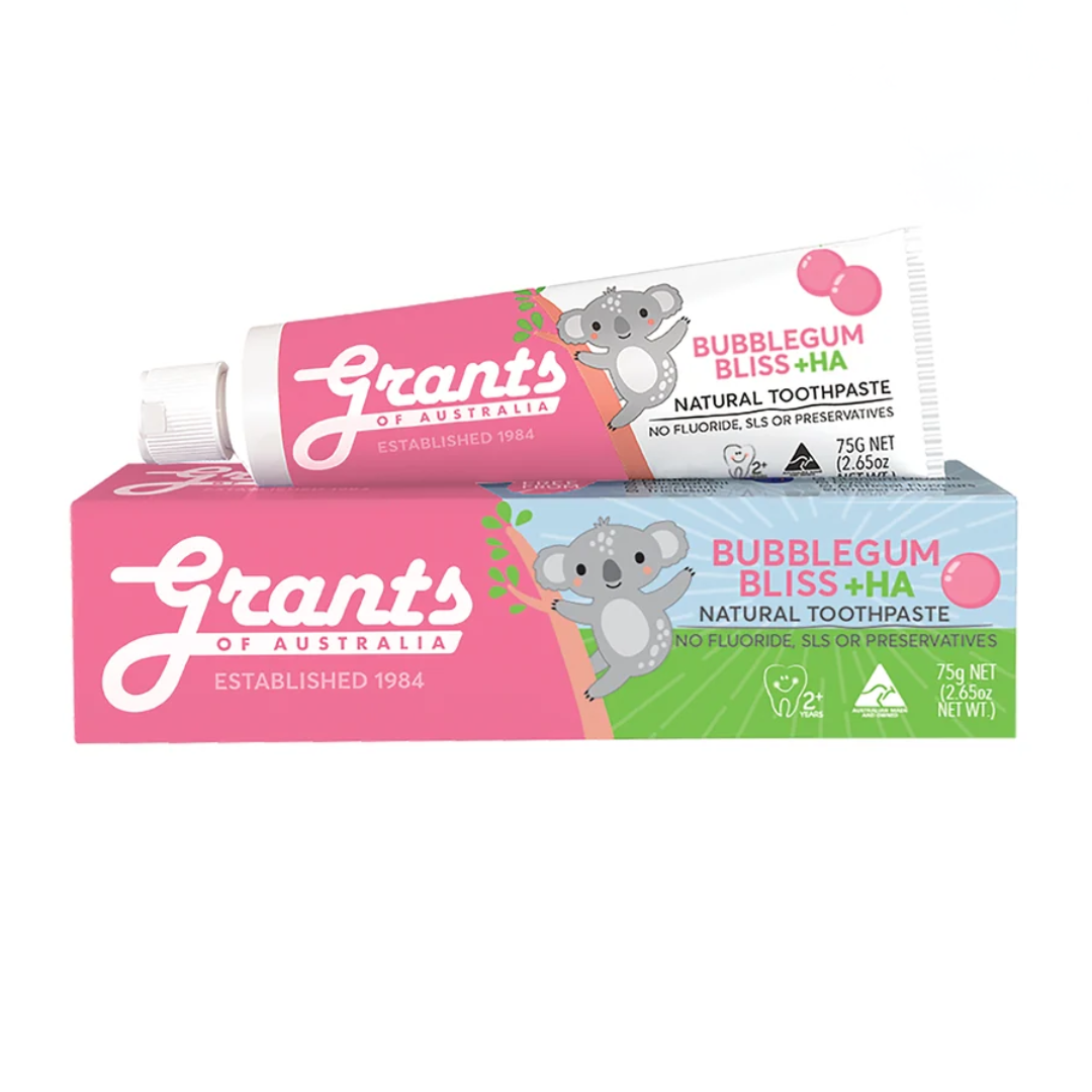 Grants Kids Bubblegum Bliss + Hydroxyapatite Toothpaste 75g