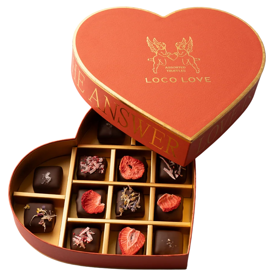 Loco Love Valentines Heart Box