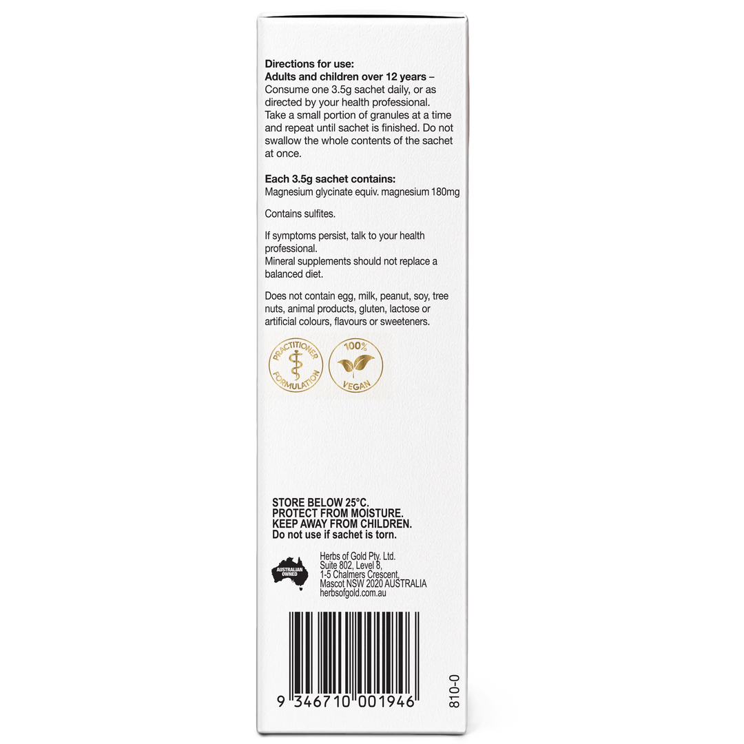 Herbs Of Gold Magnesium Glycinate Activbeads 15 Sachets