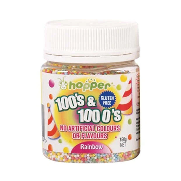 Hopper Hundreds & Thousands (100's & 1000's) Rainbow 150g