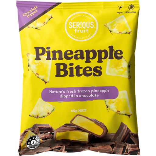 Serious Organic Health Frozen Pineapple Bites 65g