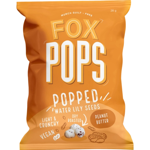 Fox Pops Peanut Butter 28g