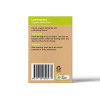 Planet Organic Lemongrass 25tb