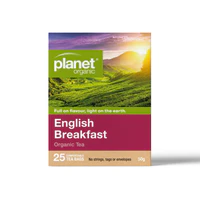 Planet Organic English Breakfast Tea 25tb