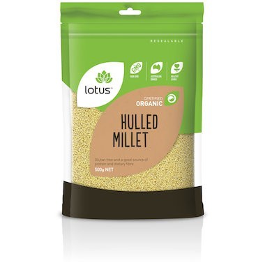 Lotus Organic Hulled Millet 500g