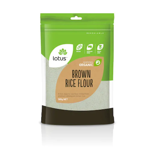 Lotus Organic Brown Rice Flour 500g