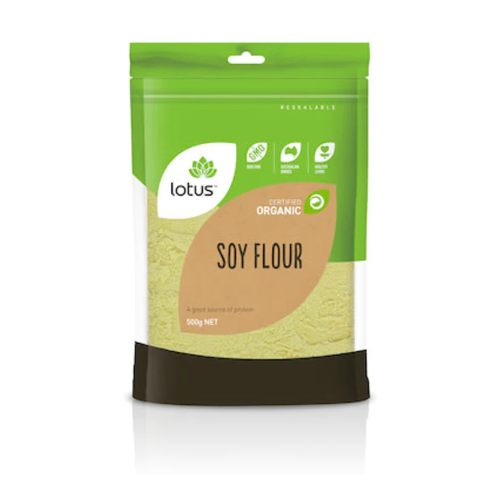 Lotus Organic Soy Flour 500g