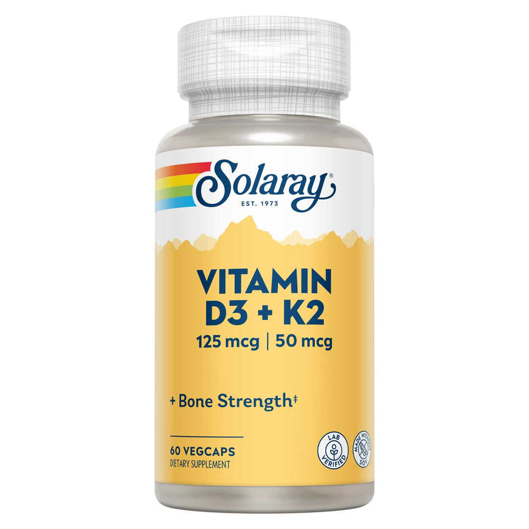 Solaray Vitamin D3 + K2 60c