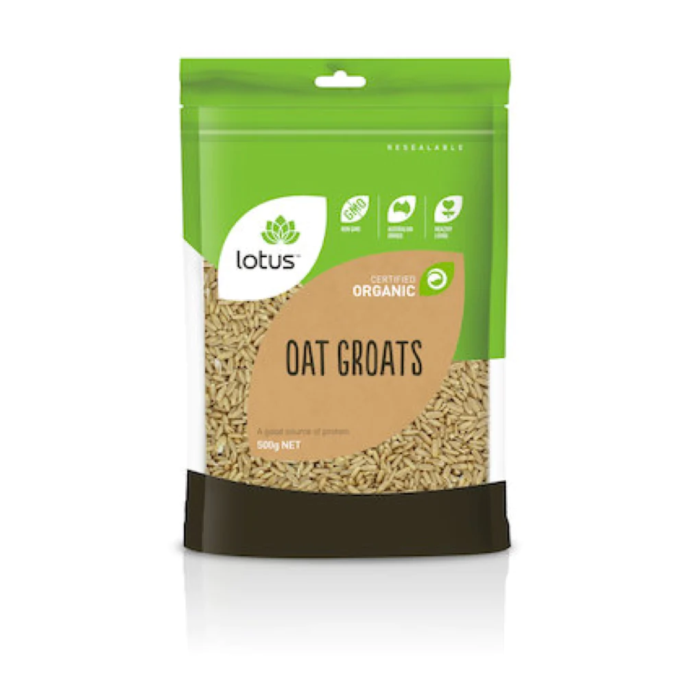 Lotus Organic Oat Groats 500g