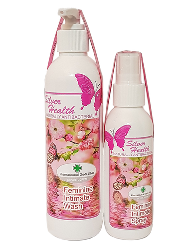 Silver Health Feminine Wash And Spray Combo