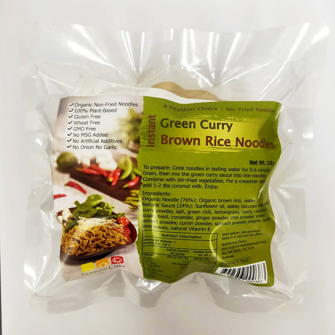 Nutritionist Choice Green Curry Noodle Kit