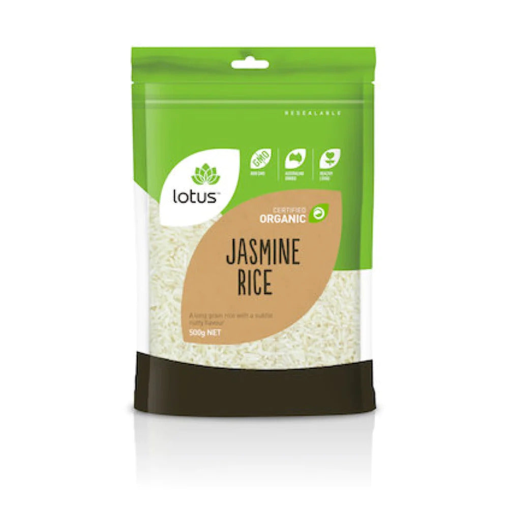 Lotus Organic Jasmine Rice 500g