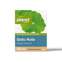 Planet Organic Organic Gotu Kola 25tb