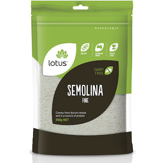 Lotus Semolina Fine 500g