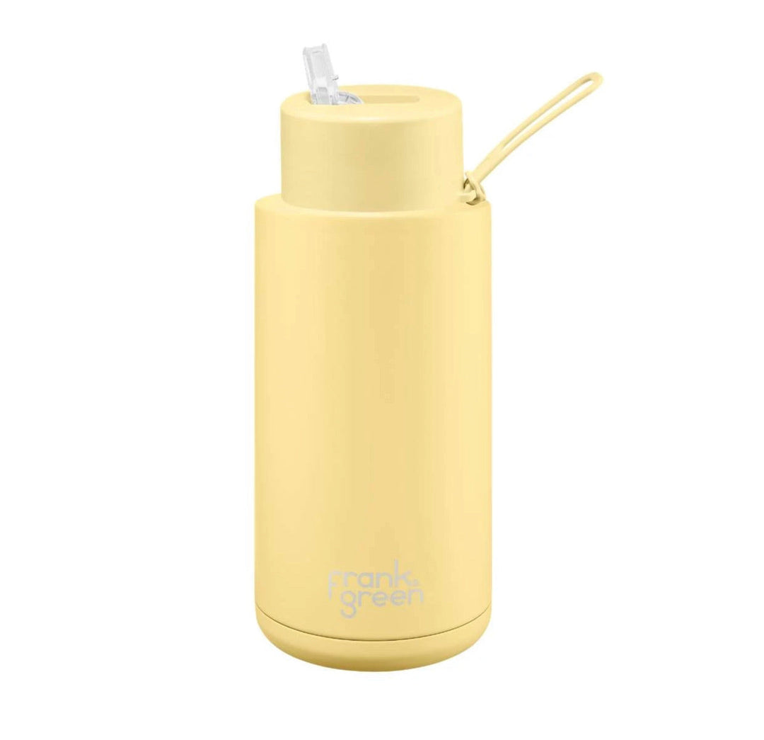 Frank Green Reusable Bottle Buttermilk 34oz