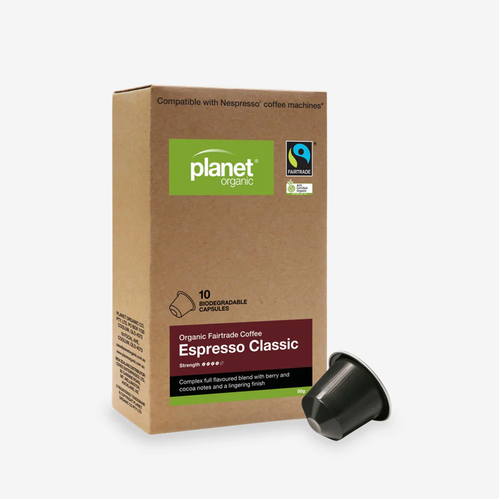 Planet Organic Coffee Capsules Classic 10 Pack
