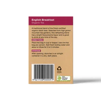 Planet Organic English Breakfast Tea 25tb