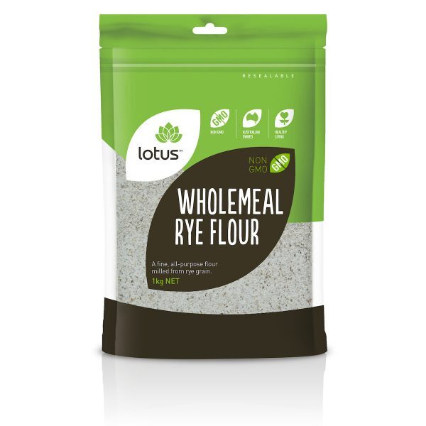Lotus Wholemeal Rye Flour 1kg