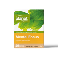 Planet Organic Mental Focus Tea 25tb