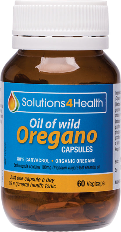 Solutions 4 Health Oil Of Wild Oregano Capsules 60c