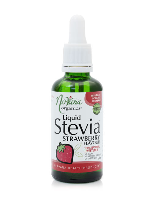 Nirvana Strawberry Stevia Drops 50ml