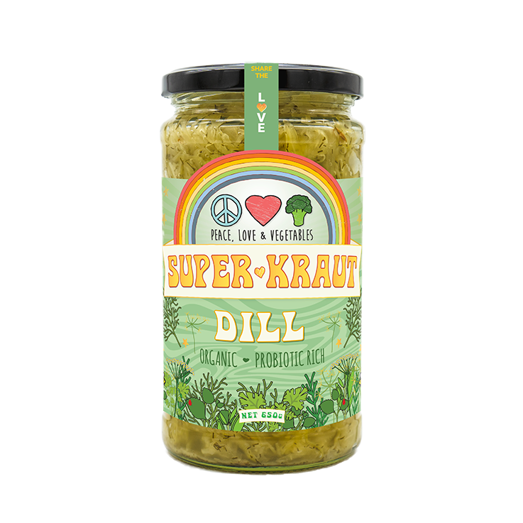 Peace Love & Vegetables Superkraut Dill 650g