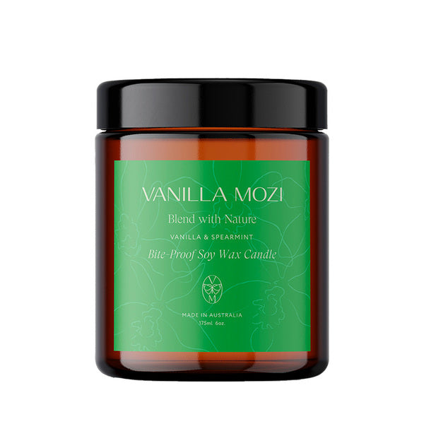 Vanilla Mozi Bite-proof Soy Wax Candle 175ml