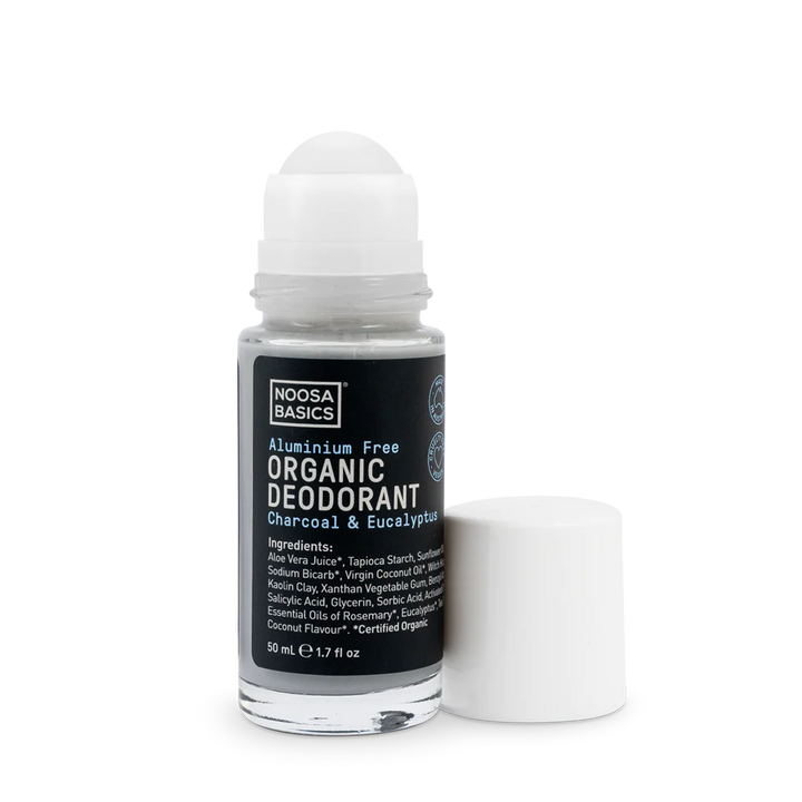 Noosa Basics Roll On Deodorant Charcoal 50ml