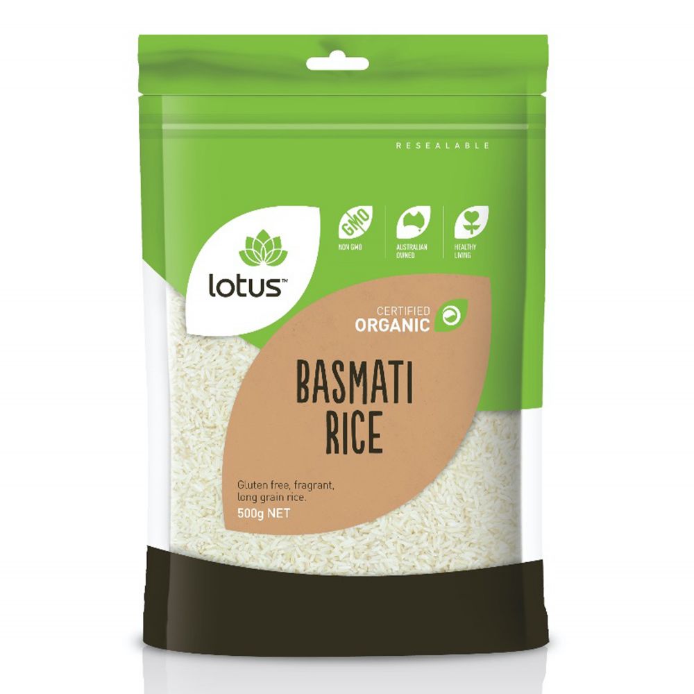 Lotus Organic Basmati Rice 500g