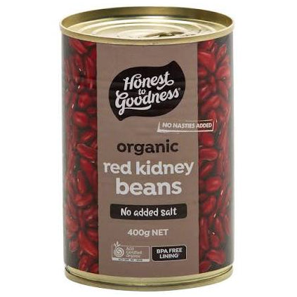 Honest To Goodness Organic Red Kidney Beans 400g