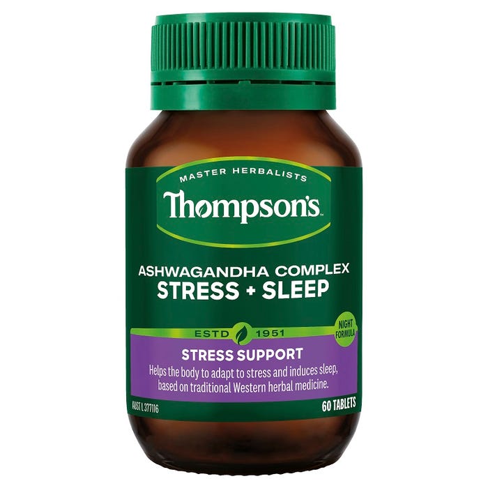 Thompsons Ashwaganda Stress & Sleep 60t